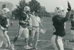 Bridgewater College, Photograph of Coach Joe Bush and football players, Sept 1985 by Bridgewater College