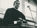 Bridgewater College, Senator Harold E. Hughes speaking at Founder's Day, 1973 by Bridgewater College