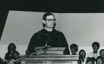Bridgewater College, Dr. Arlo Schilling speaking at Founder's Day, 1976 by Bridgewater College