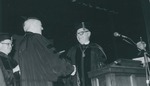 Bridgewater College, Dr. Luther White receiving an honorary degree, 1981 by Bridgewater College