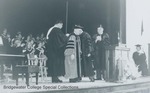 Bridgewater College, Terrel H. Bell receiving an honorary degree, Founder's Day, 1982 by Bridgewater College