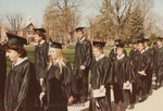 Bridgewater College, Students in the Founder's Day processional, April 1985 by Bridgewater College