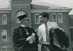 Bridgewater College, Wayne F. Geisert and Virginia Governor Charles S. Robb on Founder's Day, 12 April 1985 by Bridgewater College