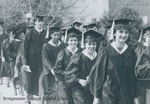 Bridgewater College, Seniors lined up for the Founder's Day processional, 4 April 1986 by Bridgewater College
