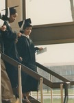 Bridgewater College, Students Gabriela Caballero and Tedenek Fantaye in the Founder's Day processional, 4 April 1986 by Bridgewater College