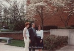 Bridgewater College, Photograph of Renee Hoover, Brydon DeWitt and Rosemary Trible, undated by Bridgewater College