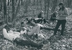 Bridgewater College, Hillandalers in autumn leaves, probably 1967 by Bridgewater College