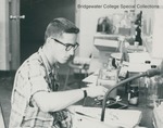 Bridgewater College, A student working in the chemistry lab, undated by Bridgewater College
