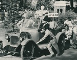Bridgewater College, A 1920s car in the 1952 Homecoming parade by Bridgewater College