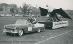 Bridgewater College, Bill Smith (photographer), A Homecoming car and float, 1955