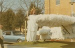 Bridgewater College, The Statue of Liberty figure on the Class of 1973 float at Homecoming, Oct 1969