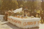Bridgewater College, The Class of 1972 float at Homecoming, Oct 1969