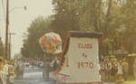 Bridgewater College, The Class of 1970 float at Homecoming, Oct 1969