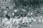Bridgewater College, Action photo of the Homecoming football game, 1981