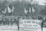Bridgewater College, The Fort Defiance High School Marching Band in the Homecoming Parade, 1981 by Bridgewater College