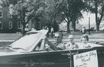 Bridgewater College, Benjamin F. Wade and Janice Wade in the Homecoming parade, 1982
