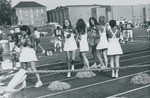 Bridgewater College, Cheerleaders at Homecoming, 1982 by Bridgewater College