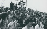 Bridgewater College, The crowd watching the Homecoming football game, 1982 by Bridgewater College