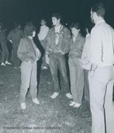 Bridgewater College, Students at the Homecoming bonfire, 1985 by Bridgewater College