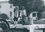 Bridgewater College, Students portraying vintage pilots on a Homecoming parade float, 1985