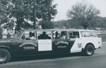 Bridgewater College, A vintage car with Alumni Association Board members in the Homecoming Parade, 19 Oct 1985
