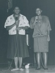 Bridgewater College, Michelle Johnson and Anita Bush singing in the Homecoming Variety Show, 1985