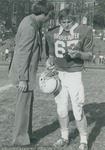 Bridgewater College, Ken Huffman presenting the most valuable player award to Glen Goad, 1973