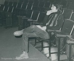 Bridgewater College, Peter Becker, student, directing a play during an interterm, undated by Bridgewater College