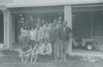 Bridgewater College, Dr L. Michael Hill and a group of students at a Bermuda Interterm, probably 1977 by Bridgewater College