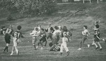 Bridgewater College, Richard Geib (photographer), women playing football, circa 1966 by Richard Geib