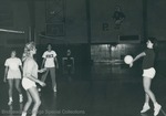 Bridgewater College, A women's intramural volleyball game, circa 1985 by Bridgewater College