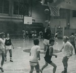 Bridgewater College men's basketball, possibly intramural, circa 1976 by Bridgewater College