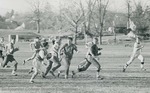 Bridgewater College, Joe Powell (photographer), A flag football game, circa 1968 by Joe Powell
