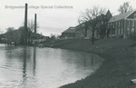 Bridgewater College, Jopson Field flooded, November 1985