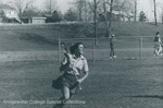 Bridgewater College, Lacrosse action photograph of Wendy Smith, probably spring 1981 by Bridgewater College