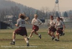 Bridgewater College, Lacrosse action photograph of player Nicki Keeney, 1993 by Bridgewater College
