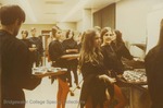 Bridgewater College, Costumed student servers behind the scenes at Madrigal Dinner, undated by Bridgewater College