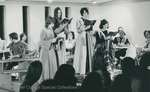Bridgewater College, Bob Anderson (photographer), Costumed students performing at Madrigal Dinner, undated by Bob Anderson