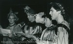 Bridgewater College, Students singing at Madrigal Dinner, Dec 1983