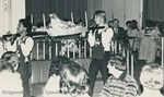 Bridgewater College, Students bearing the boar's head at Madrigal Dinner, 1979