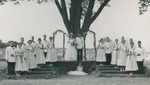 Bridgewater College, Portrait of the May Court, 1954 by Bridgewater College