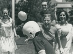 Bridgewater College, Dan Legge (photographer), Photo of students playing an outdoor game at May Day, 1969
