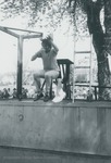 Bridgewater College, Someone getting dunked at the May Day festival, 1971 by Bridgewater College