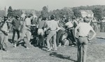Bridgewater College, A greased pig chase at the May Day festival, 1973 by Bridgewater College