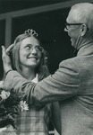 Bridgewater College, William E. Barnett crowning May Queen Sue Hartman, 1974 by Bridgewater College