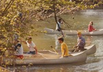 Bridgewater College, Canoe races at May Day, probably 1982 by Bridgewater College