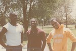 Bridgewater College, Greg Brogdon, Carl Barbee and Billy Mays at the May Day festival, 1985 by Bridgewater College