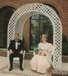 Bridgewater College, Portrait of Neil Burke and Stephanie Coffman on the May Court, 1993 by Bridgewater College