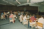 Bridgewater College, Dr. L. Michael Hill and first biology class in the new McKinney Center, 29 August 1995 by Bridgewater College