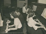 Bridgewater College, Photograph of a piano class, 1952 by Bridgewater College